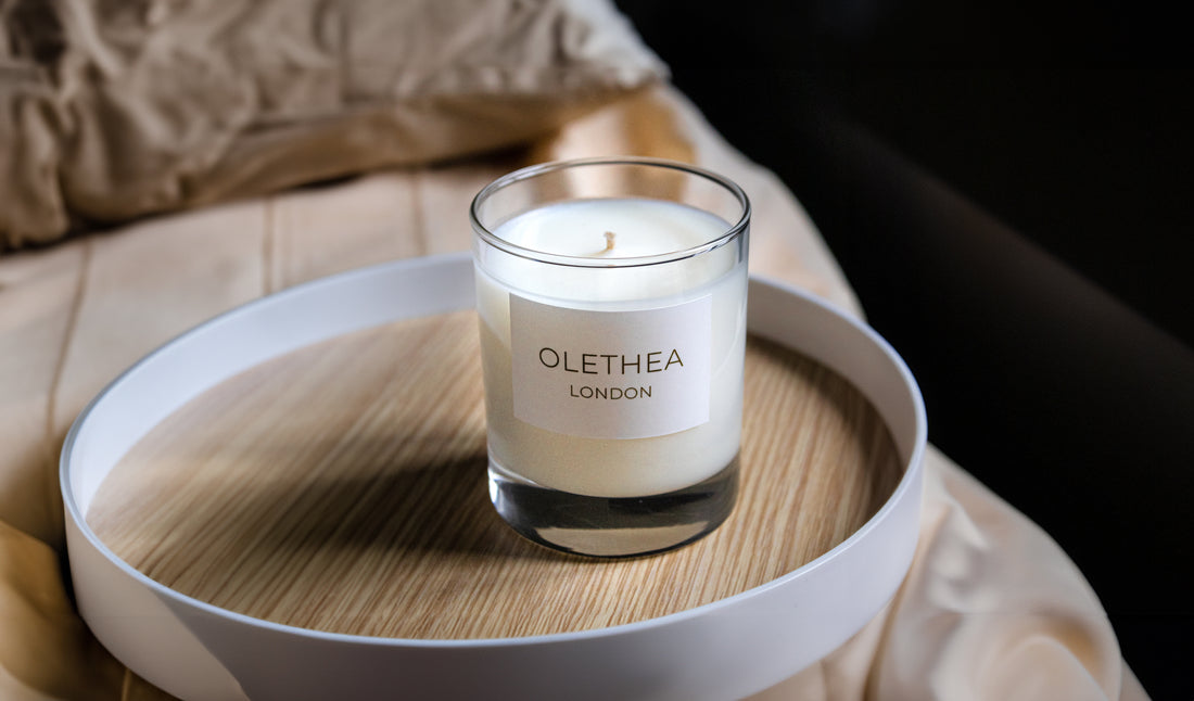 Olethea London soy wax luxury scented candle